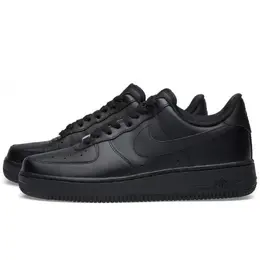 Nike: Чёрные кеды  Air Force 1 Low