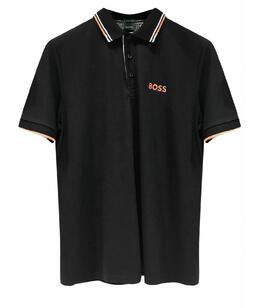 HUGO BOSS: Зелёное поло 