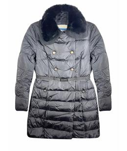 MONCLER: Чёрный пуховик 