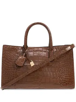 Michael Kors: Коричневая сумка-шоппер 