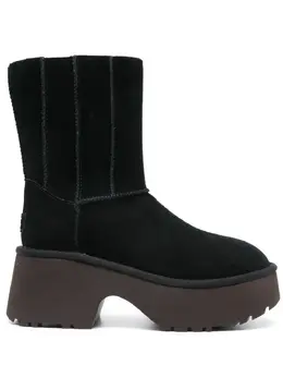 UGG: Чёрные ботинки 