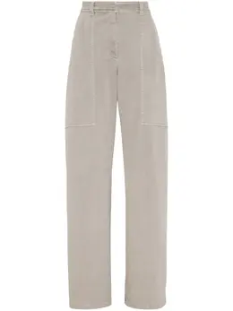 Brunello Cucinelli: Прямые джинсы 