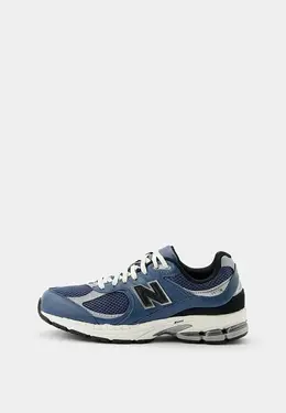 New Balance: Синие кроссовки 