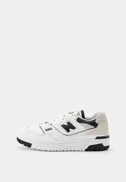 New Balance: Белые кеды 