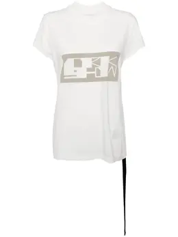 Rick Owens DRKSHDW: Белая футболка 