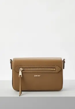 DKNY: Коричневая сумка 