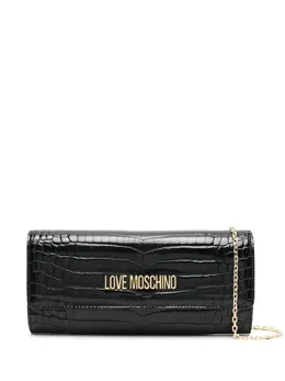 Love Moschino: Чёрный клатч 