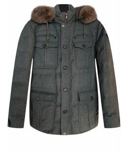 BRUNELLO CUCINELLI: Пуховик из шерсти 