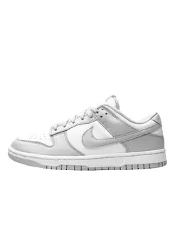 Nike: Белые кеды  Dunk Low