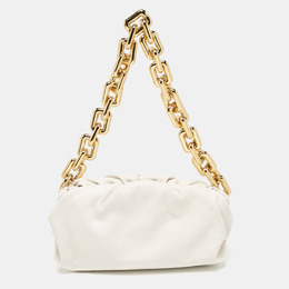 Bottega Veneta: Белая сумка  Chain Pouch