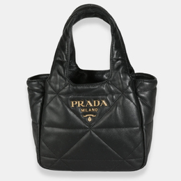 Prada: Чёрная сумка-шоппер 