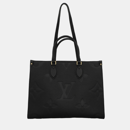 Louis Vuitton: Чёрная сумка-шоппер 