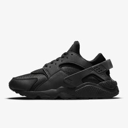 Nike: Чёрные кроссовки  Air Huarache