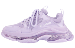 Balenciaga: Фиолетовые кроссовки  Triple S Clear Sole