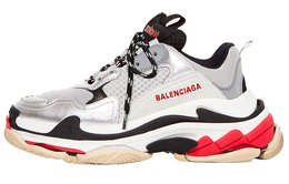 Balenciaga: Чёрные кроссовки  Triple S