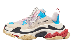 Balenciaga: Белые кроссовки  Triple S