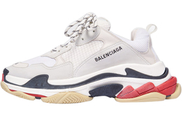 Balenciaga: Белые кроссовки  Triple S