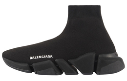 Balenciaga: Чёрные кроссовки  Speed