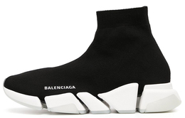 Balenciaga: Чёрные кроссовки  Speed