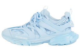 Balenciaga: Светлые кроссовки  Track Clear Sole