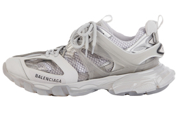 Balenciaga: Серые кроссовки  Track Clear Sole