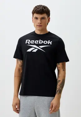 Reebok: Чёрная футболка 