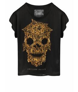 PHILIPP PLEIN: Чёрная футболка 