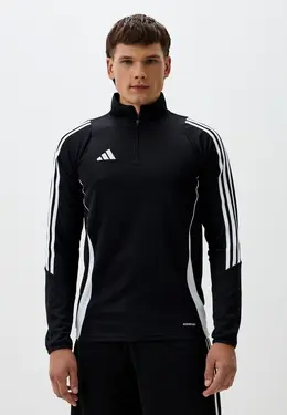 adidas: Чёрный свитшот 