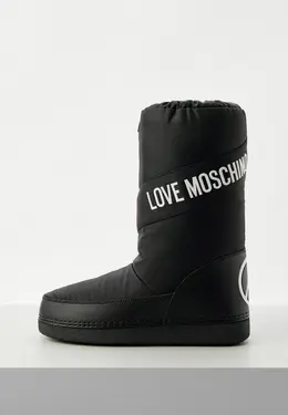 Love Moschino: Чёрные угги 