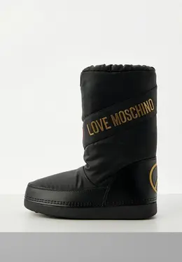 Love Moschino: Чёрные угги 