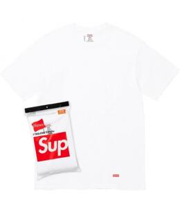 SUPREME: Белая футболка 