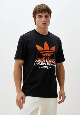 adidas Originals: Чёрная футболка 