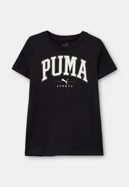 PUMA: Чёрная футболка 