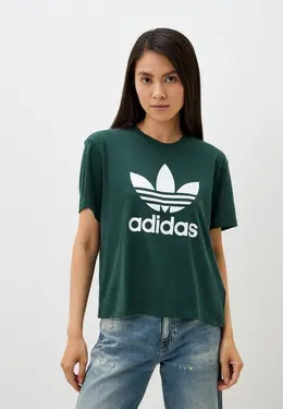 adidas Originals: Зелёная футболка 