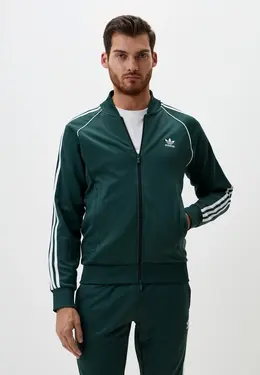 adidas Originals: Зелёная толстовка 