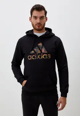 adidas: Серая толстовка 