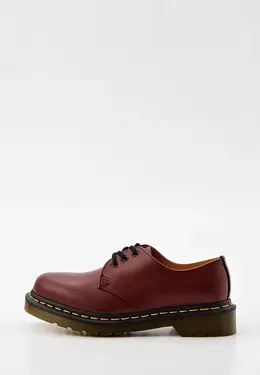 Dr. Martens: Бордовые ботинки 