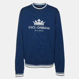 Dolce & Gabbana: Голубой свитшот 