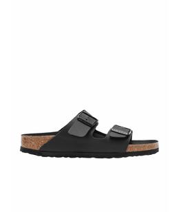 BIRKENSTOCK: Чёрные шлёпанцы 