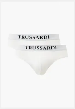 Trussardi: Белые трусы 