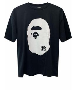 A BATHING APE: Двухцветная футболка 