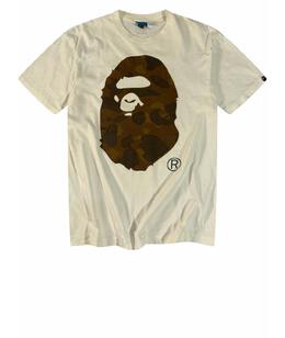 A BATHING APE: Белая футболка 