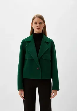 Weekend Max Mara: Зелёное пальто 