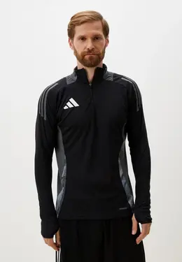 adidas: Чёрный свитшот 