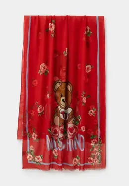 Moschino: Красный шарф 