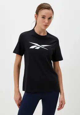 Reebok: Чёрная футболка 