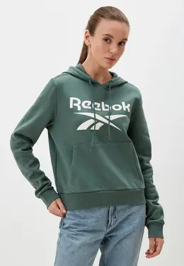 Reebok: Зелёная толстовка 