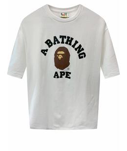 A BATHING APE: Белая футболка 