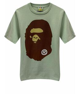 A BATHING APE: Зелёная футболка 