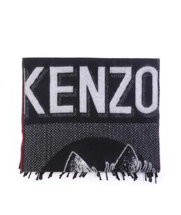 KENZO: Красный шарф 